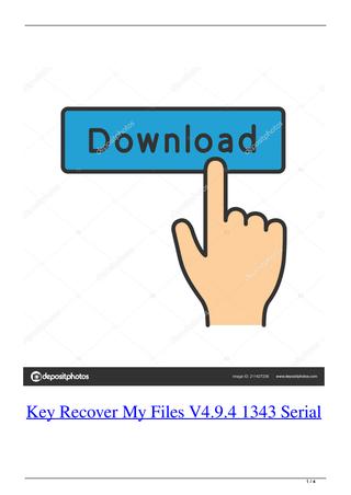 recover my files 5.2.1 serial number